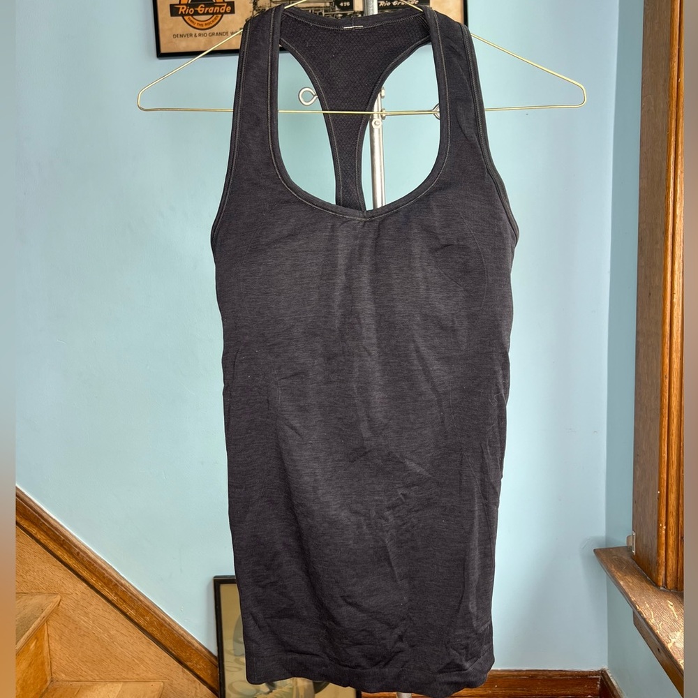 lululemon athletica Black Racerback Tank